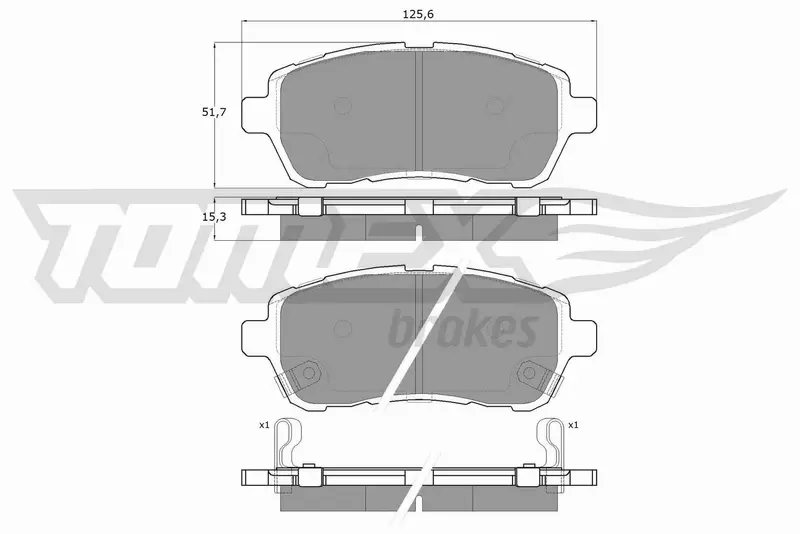 TOMEX BRAKES KLOCKI HAMULCOWE TX 16-47 