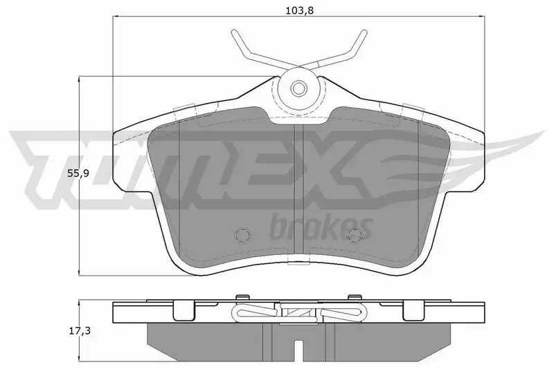 TOMEX BRAKES KLOCKI HAMULCOWE TX 16-60 