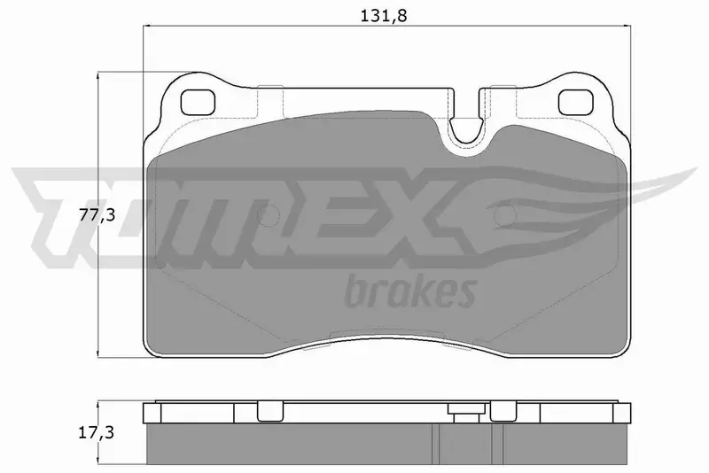 TOMEX BRAKES KLOCKI HAMULCOWE TX 16-72 