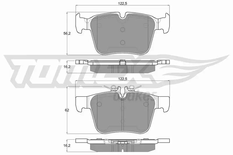 TOMEX BRAKES KLOCKI HAMULCOWE TX 17-051 