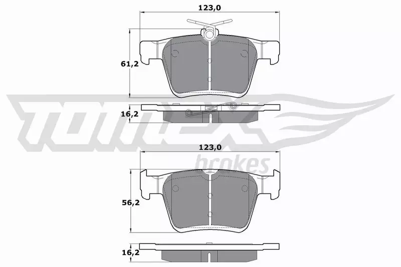 TOMEX BRAKES KLOCKI HAMULCOWE TX 17-05 