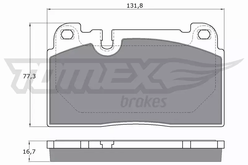 TOMEX BRAKES KLOCKI HAMULCOWE TX 17-06 