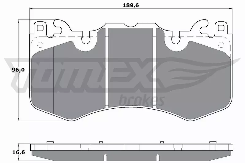 TOMEX BRAKES KLOCKI HAMULCOWE TX 17-07 