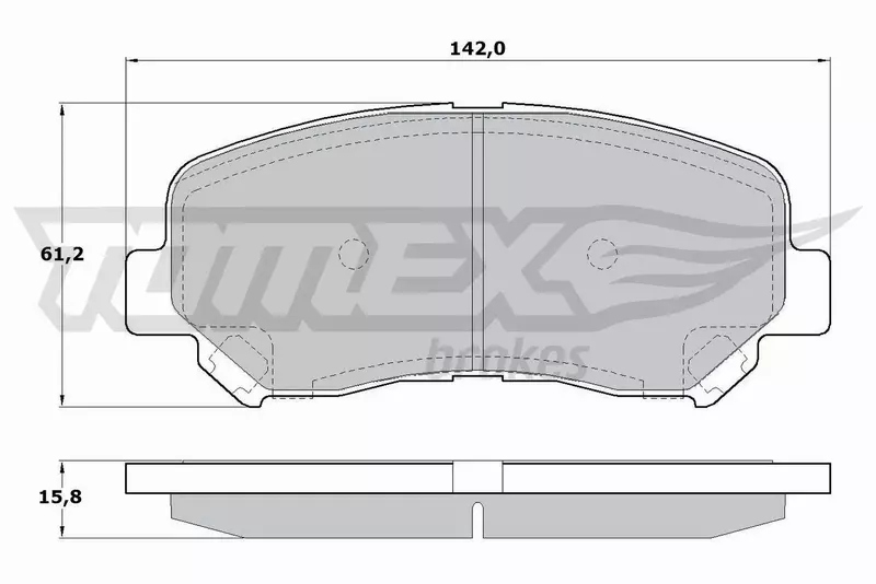 TOMEX BRAKES KLOCKI HAMULCOWE TX 17-25 