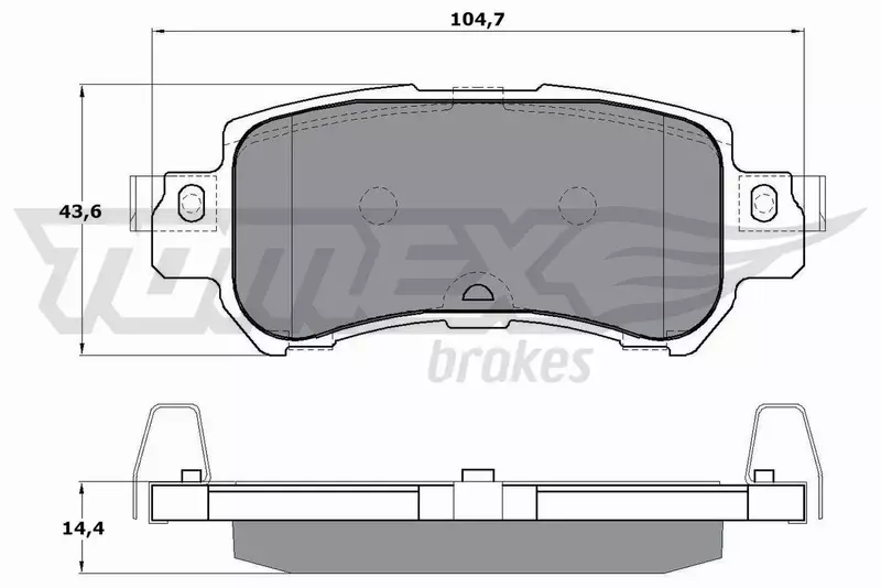 TOMEX BRAKES KLOCKI HAMULCOWE TX 17-26 