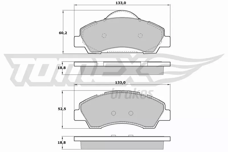 TOMEX BRAKES KLOCKI HAMULCOWE TX 17-28 