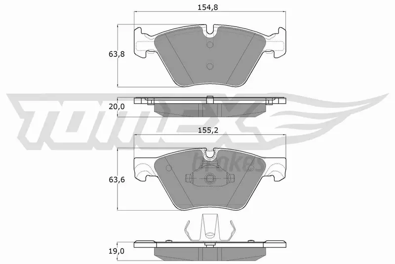 TOMEX BRAKES KLOCKI HAMULCOWE TX 17-33 