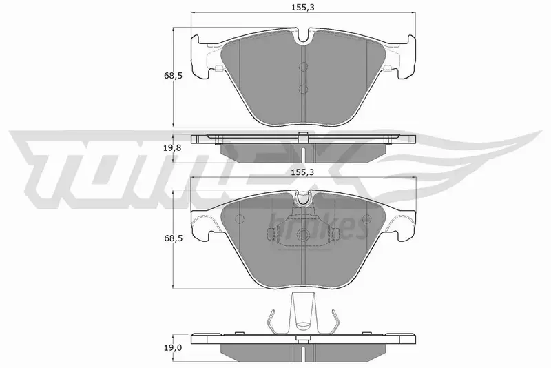 TOMEX BRAKES KLOCKI HAMULCOWE TX 17-35 