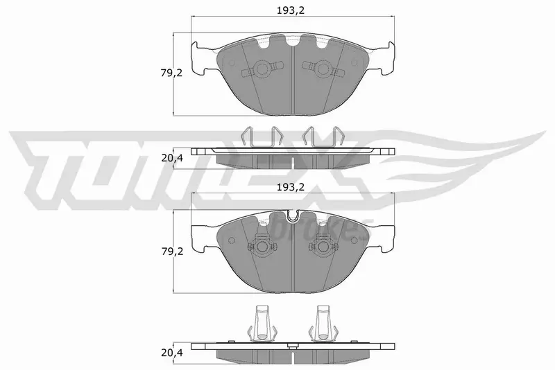 TOMEX BRAKES KLOCKI HAMULCOWE TX 17-37 