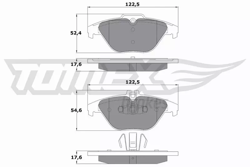 TOMEX BRAKES KLOCKI HAMULCOWE TX 17-39 