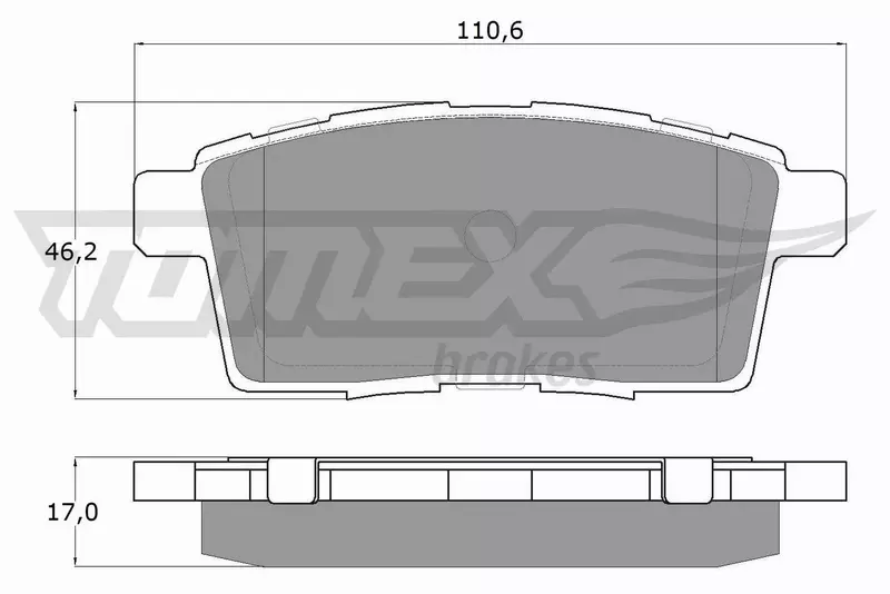 TOMEX BRAKES KLOCKI HAMULCOWE TX 17-43 