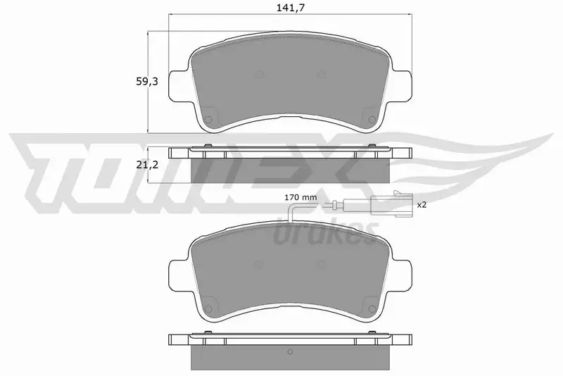 TOMEX BRAKES KLOCKI HAMULCOWE TX 18-11 