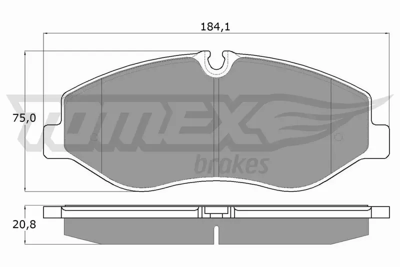 TOMEX BRAKES KLOCKI HAMULCOWE TX 18-12 