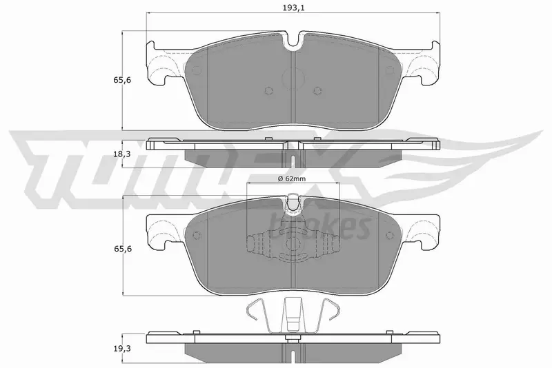 TOMEX BRAKES KLOCKI HAMULCOWE TX 18-15 