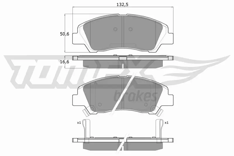 TOMEX BRAKES KLOCKI HAMULCOWE TX 18-29 