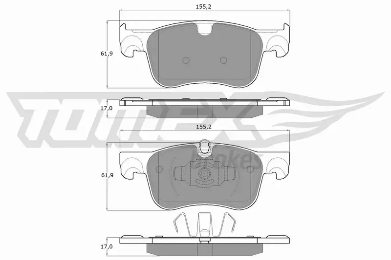 TOMEX BRAKES KLOCKI HAMULCOWE TX 18-35 