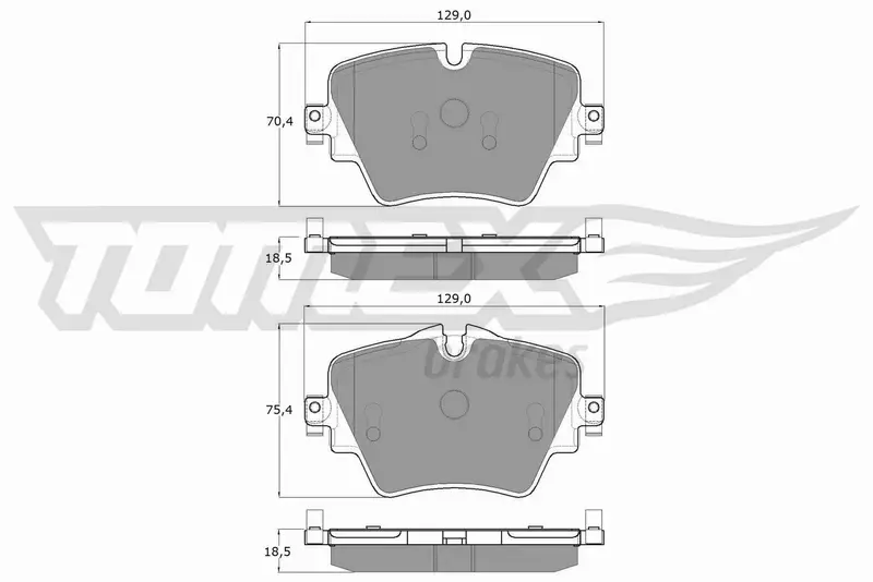 TOMEX BRAKES KLOCKI HAMULCOWE TX 18-43 