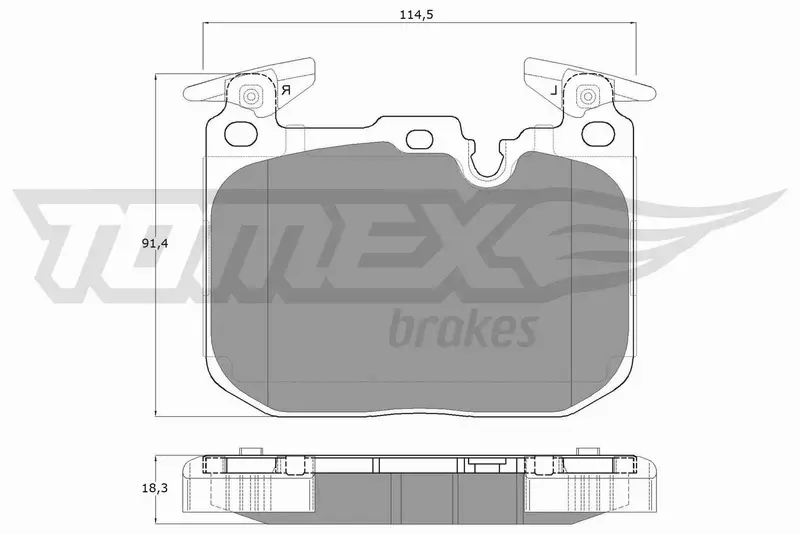 TOMEX BRAKES KLOCKI HAMULCOWE TX 18-48 