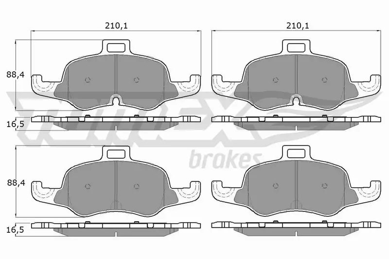 TOMEX BRAKES KLOCKI HAMULCOWE TX 18-61 