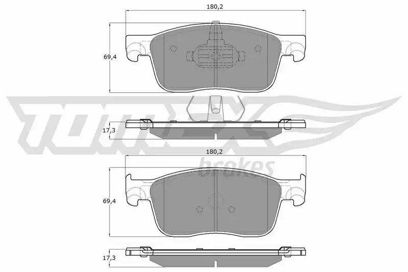 TOMEX BRAKES KLOCKI HAMULCOWE TX 18-63 