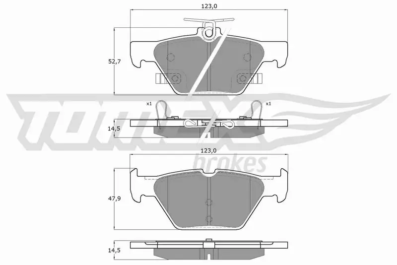 TOMEX BRAKES KLOCKI HAMULCOWE TX 18-71 