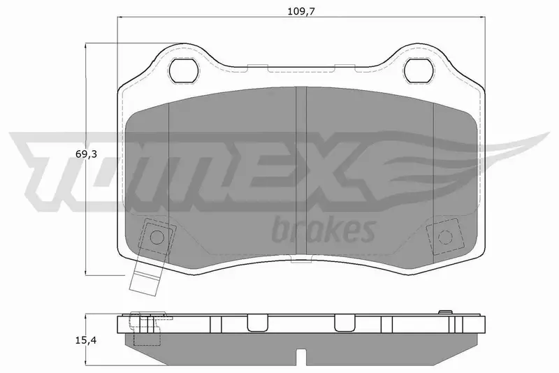 TOMEX BRAKES KLOCKI HAMULCOWE TX 18-81 