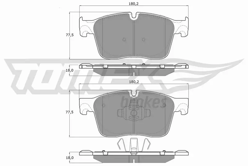 TOMEX BRAKES KLOCKI HAMULCOWE TX 18-84 