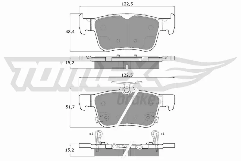 TOMEX BRAKES KLOCKI HAMULCOWE TX 18-871 