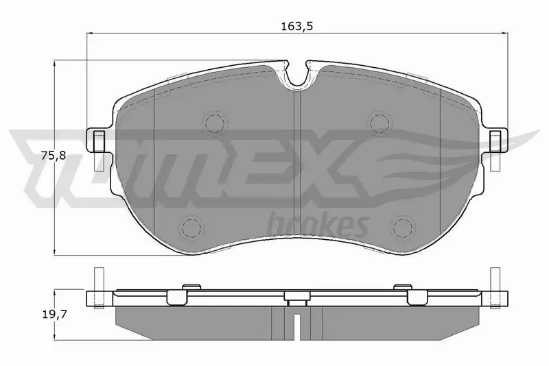 TOMEX BRAKES KLOCKI HAMULCOWE TX 19-13 