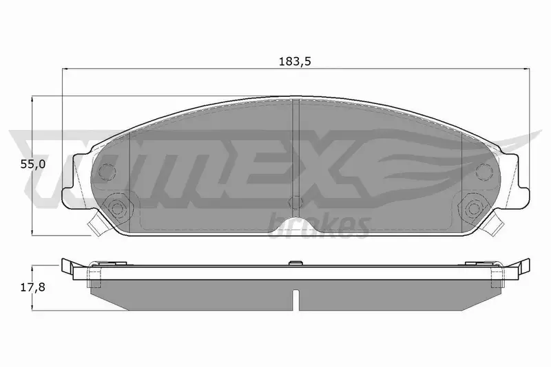 TOMEX BRAKES KLOCKI HAMULCOWE TX 19-20 