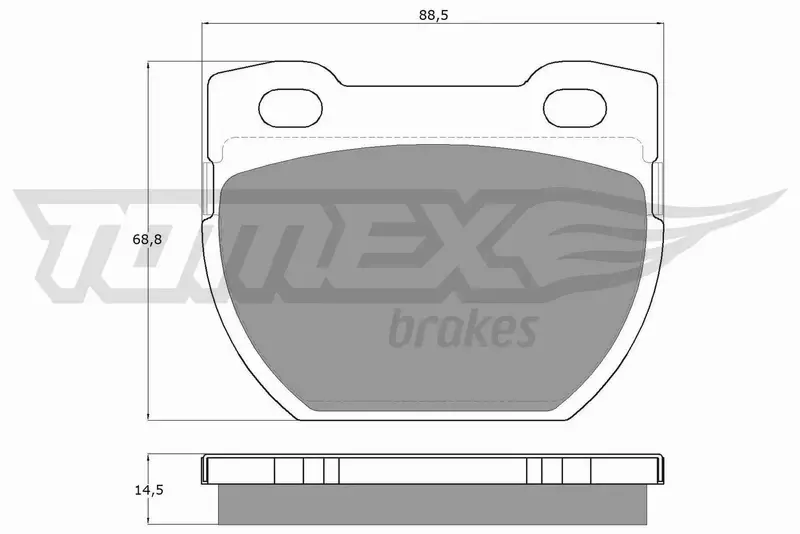 TOMEX BRAKES KLOCKI HAMULCOWE TX 19-24 