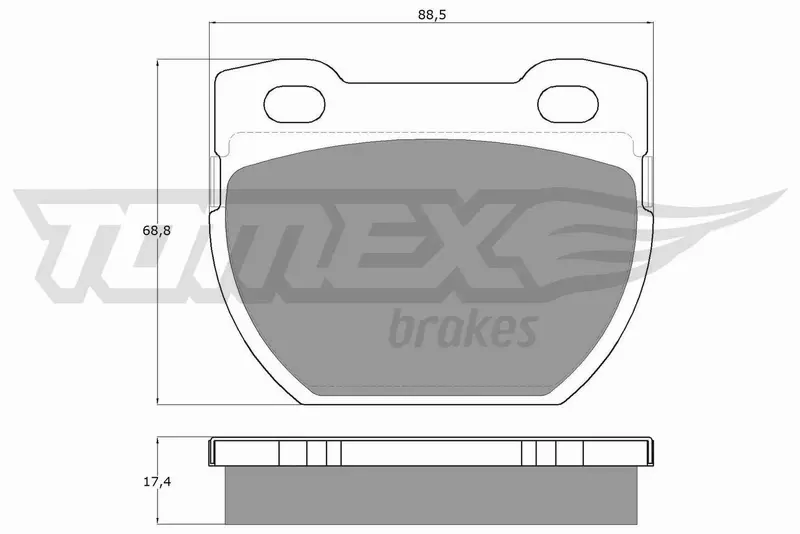 TOMEX BRAKES KLOCKI HAMULCOWE TX 19-25 