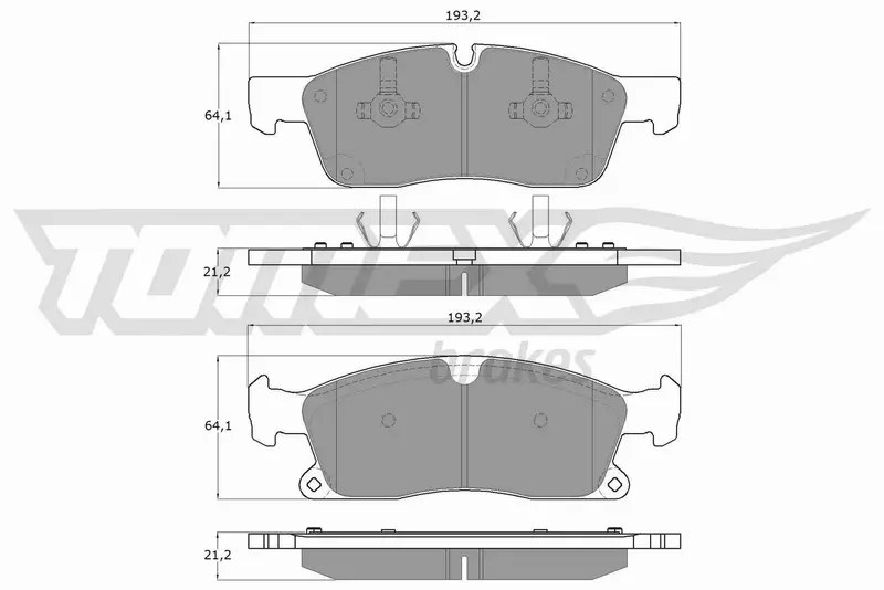 TOMEX BRAKES KLOCKI HAMULCOWE TX 19-28 