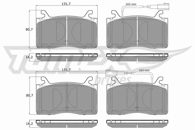 TOMEX BRAKES KLOCKI HAMULCOWE TX 19-42 