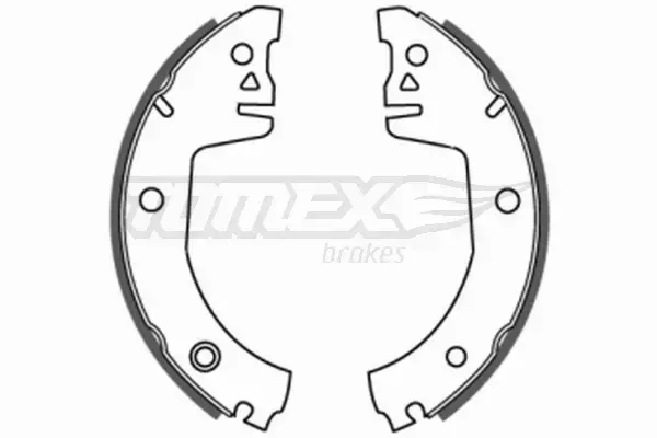 TOMEX BRAKES SZCZĘKI HAMULCOWE TX 20-08 