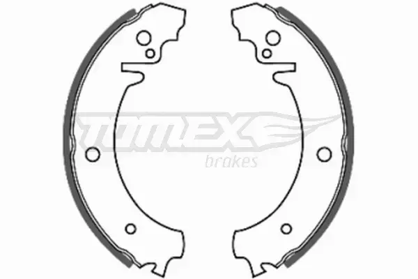 TOMEX BRAKES SZCZĘKI HAMULCOWE TX 20-11 