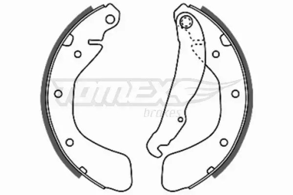 TOMEX BRAKES SZCZĘKI HAMULCOWE TX 20-17 