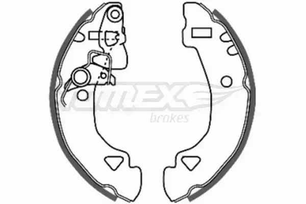 TOMEX BRAKES SZCZĘKI HAMULCOWE TX 20-27 