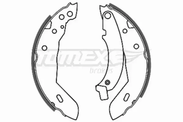 TOMEX BRAKES SZCZĘKI HAMULCOWE TX 20-40 