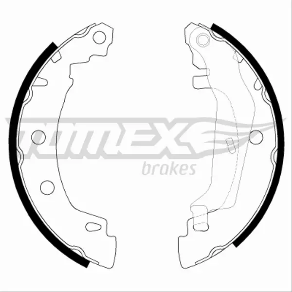 TOMEX BRAKES SZCZĘKI HAMULCOWE TX 20-43 