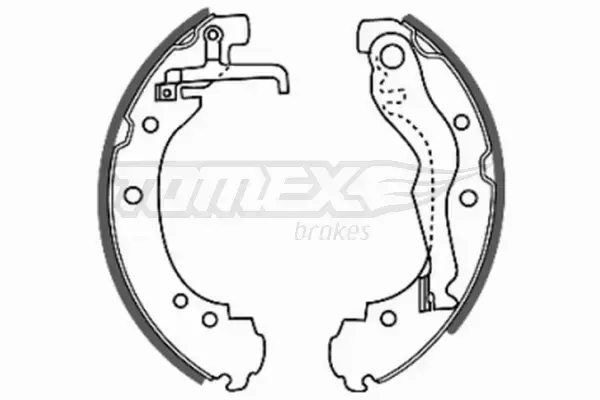 TOMEX BRAKES SZCZĘKI HAMULCOWE TX 20-47 