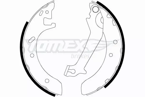 TOMEX BRAKES SZCZĘKI HAMULCOWE TX 20-51 