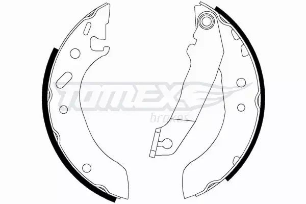 TOMEX BRAKES SZCZĘKI HAMULCOWE TX 20-53 