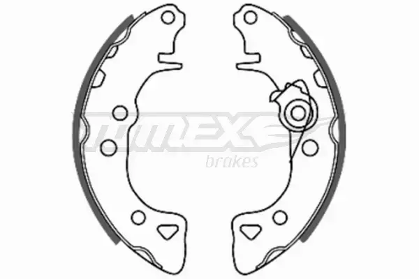 TOMEX BRAKES SZCZĘKI HAMULCOWE TX 20-55 