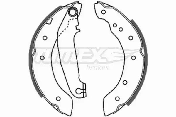 TOMEX BRAKES SZCZĘKI HAMULCOWE TX 20-65 