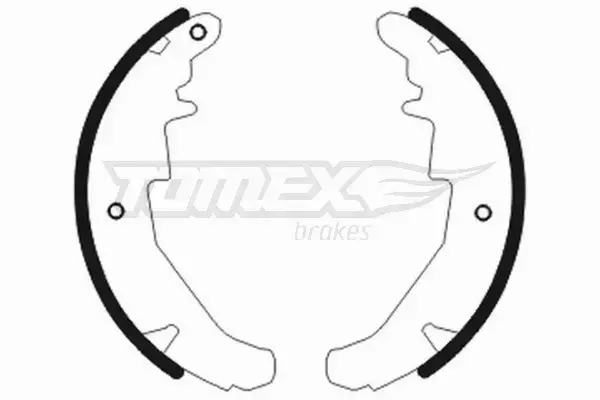 TOMEX BRAKES SZCZĘKI HAMULCOWE TX 20-76 