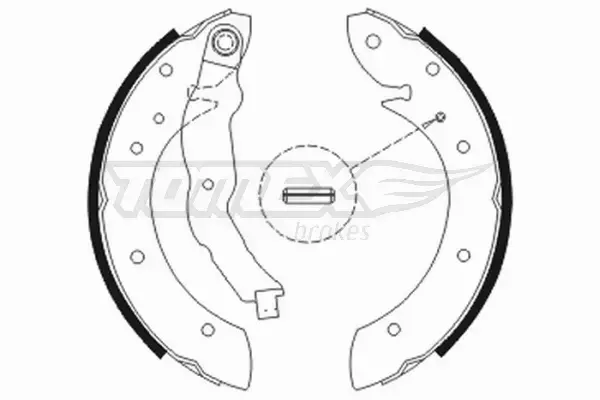 TOMEX BRAKES SZCZĘKI HAMULCOWE TX 20-79 