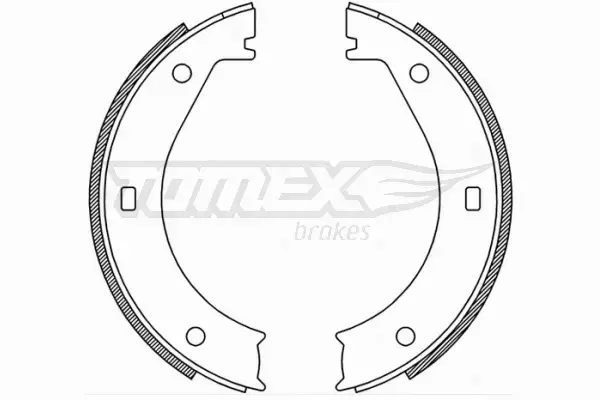 TOMEX BRAKES SZCZĘKI HAMULCOWE TX 21-25 