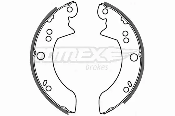 TOMEX BRAKES SZCZĘKI HAMULCOWE TX 21-34 