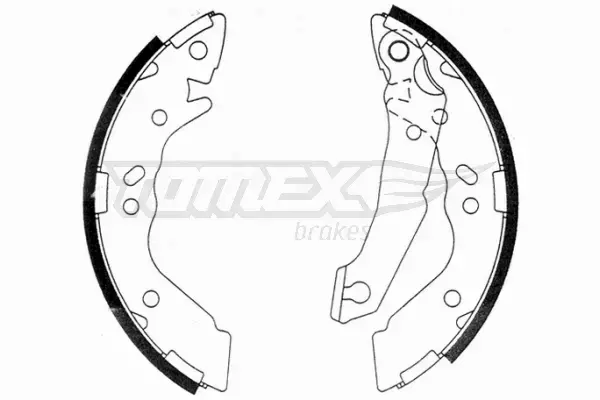 TOMEX BRAKES SZCZĘKI HAMULCOWE TX 21-36 